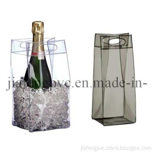 Ice Bag with Die Cut Handle (PVC Cooler Bag) (JFM-031)